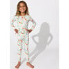 Summer Floral Bamboo Kids Pajamas, Florals - Pajamas - 3