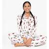 The Elf On The Shelf Bamboo Women's Pajama Set, White - Pajamas - 7
