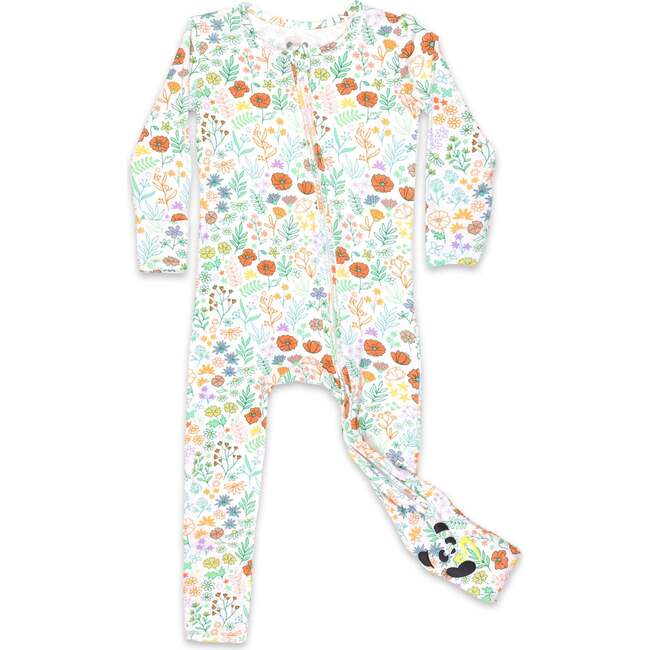 Summer Floral Bamboo Convertible Footie, Florals