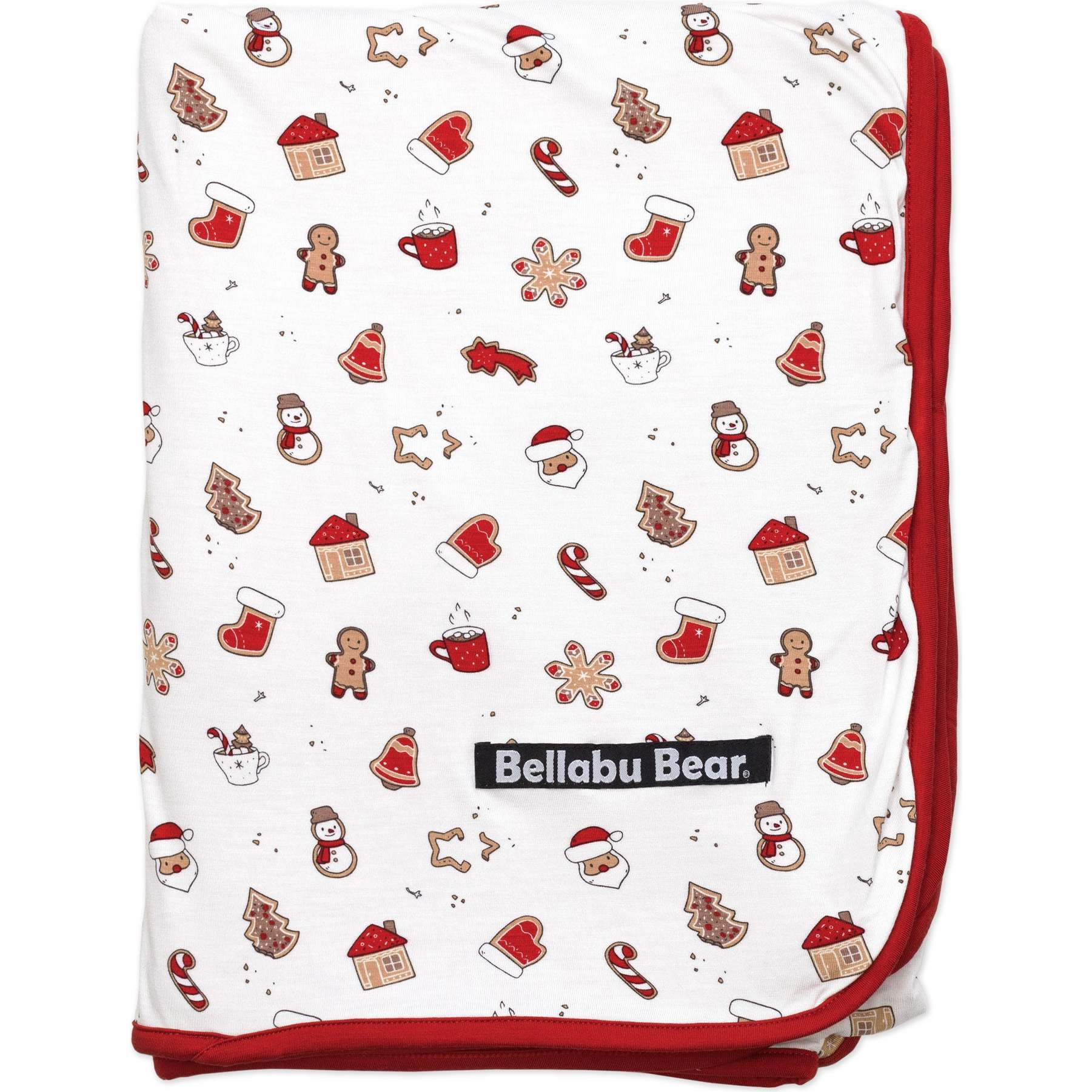 Sugar Cookies Bamboo Blanket, White - Blankets - 1