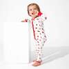 Sugar Cookies Bamboo Convertible Footie, White - Footie Pajamas - 2