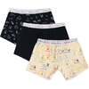 Smarty Pants Bamboo Boys' Boxer Brief Underwear 3-Pack, Black - Underwear - 1 - thumbnail