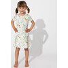 Summer Floral Bamboo Girls' Short Sleeve Dress, Florals - Dresses - 5