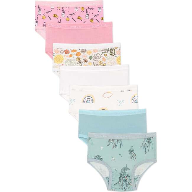 Springtime Bamboo Girls' Underwear 7-Pack, Multi - Underwear - 1