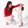 Sugar Cookies Bamboo Women's Pajama Set, White - Pajamas - 4