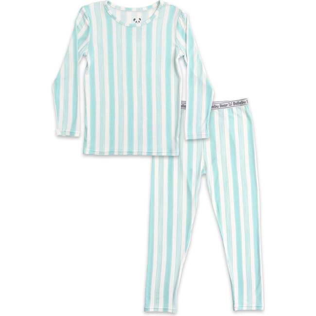 Slumber Stripes Bamboo Kids Pajamas, Stripes