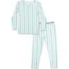 Slumber Stripes Bamboo Kids Pajamas, Stripes - Pajamas - 1 - thumbnail