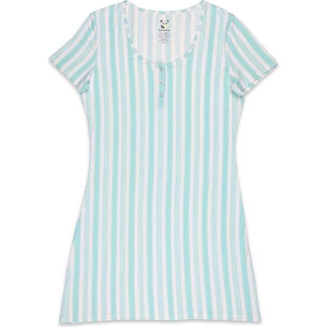 Slumber Stripes Bamboo Women's Nightgown, Stripes