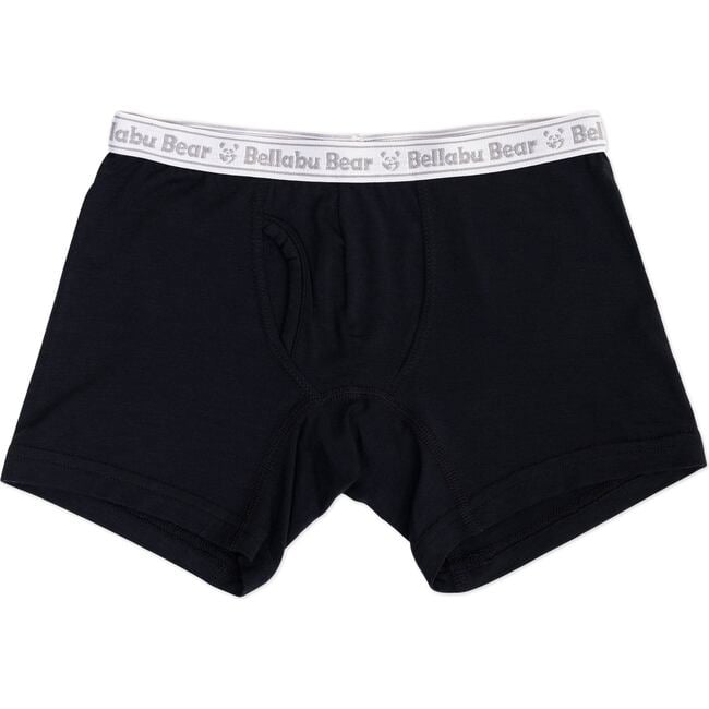 Smarty Pants Bamboo Boys' Boxer Brief Underwear 3-Pack, Black - Underwear - 3