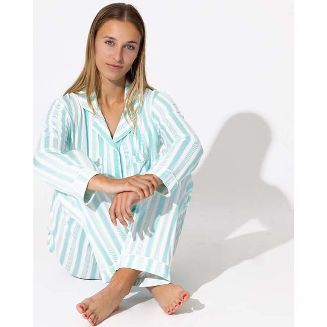 Slumber Stripes Bamboo Women's Pajama Set, Stripes - Pajamas - 2