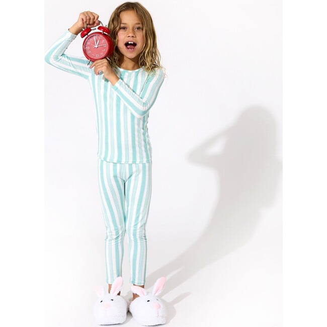 Slumber Stripes Bamboo Kids Pajamas, Stripes - Pajamas - 2