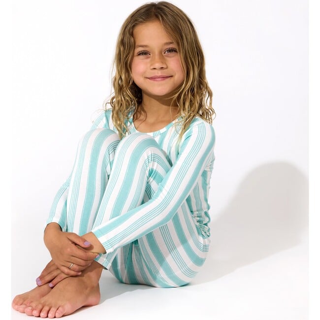 Slumber Stripes Bamboo Kids Pajamas, Stripes - Pajamas - 3