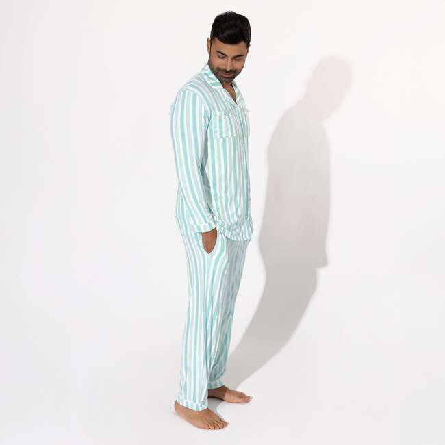 Slumber Stripes Bamboo Men's Pajama Set, Stripes - Pajamas - 4