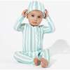 Slumber Stripes Bamboo Convertible Footie, Stripes - Footie Pajamas - 2