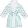 Slumber Stripes Bamboo Adult Sherpa Robe, Stripes - Robes - 1 - thumbnail