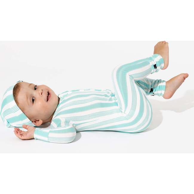 Slumber Stripes Bamboo Convertible Footie, Stripes - Footie Pajamas - 5