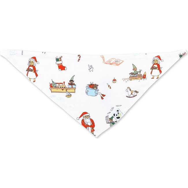 Santa's Workshop Bamboo Pet Scarf, White