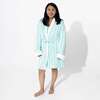 Slumber Stripes Bamboo Adult Sherpa Robe, Stripes - Robes - 2