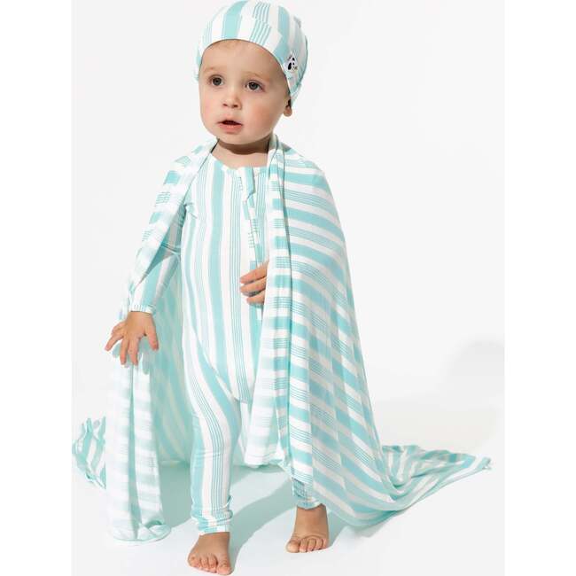 Slumber Stripes Bamboo Convertible Footie, Stripes - Footie Pajamas - 7