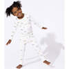 Rainbows Bamboo Kids Pajamas, White - Pajamas - 2