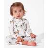 Santa's Workshop Bamboo Convertible Footie, White - Footie Pajamas - 2