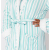 Slumber Stripes Bamboo Adult Sherpa Robe, Stripes - Robes - 3