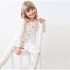 Rainbows Bamboo Kids Pajamas, White - Pajamas - 4