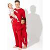 Winterberry Red Bamboo Men's Pajama Set, Red - Pajamas - 3