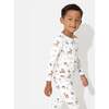 Santa's Workshop Bamboo Kids Pajamas, White - Pajamas - 5