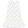 The Eye Bamboo Girls' Sleeveless Dress, White - Dresses - 1 - thumbnail