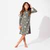 Trick or Treaters Bamboo Girls' Long Sleeve Dress, Grey - Dresses - 3