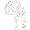 The Eye Bamboo Kids Pajamas, White - Pajamas - 1 - thumbnail