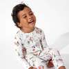 Santa's Workshop Bamboo Convertible Footie, White - Footie Pajamas - 6