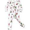 The Elf on the Shelf Bamboo Convertible Footie, White - Footie Pajamas - 1 - thumbnail