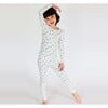 The Eye Bamboo Kids Pajamas, White - Pajamas - 3