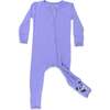 Poppin Purple Bamboo Convertible Footie, Purple - Footie Pajamas - 1 - thumbnail