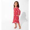 Polar Isle Red Bamboo Girls' Long Sleeve Dress, Grey - Dresses - 2