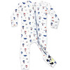 Pirate Bamboo Convertible Footie, White - Footie Pajamas - 1 - thumbnail