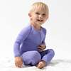 Poppin Purple Bamboo Convertible Footie, Purple - Footie Pajamas - 4