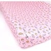 Milk & Cookies Pink Changing Pad Cover, Pink - Changing Pads - 1 - thumbnail