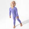 Poppin Purple Bamboo Convertible Footie, Purple - Footie Pajamas - 5