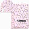 Milk & Cookies Pink Bamboo Swaddle & Beanie Set, Pink - Swaddles - 1 - thumbnail