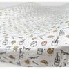 Milk & Cookies Original Crib Sheet, White - Sheets - 2