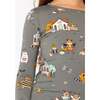 Trick or Treaters Bamboo Kids Pajamas, Grey - Pajamas - 7