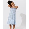 Milk & Cookies Blue Bamboo Girls' Sleeveless Dress, Blue - Dresses - 4