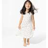 Milk & Cookies White Bamboo Girls' Sleeveless Dress, White - Dresses - 4