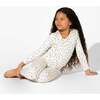 Milk & Cookies Original Bamboo Kids Pajamas, White - Pajamas - 5