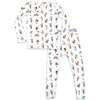 Ice Cream Bamboo Kids Pajamas, White - Pajamas - 1 - thumbnail