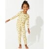 Love You Brunches Bamboo Kids Pajamas, Yellow - Pajamas - 2