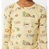 Love You Brunches Bamboo Kids Pajamas, Yellow - Pajamas - 4